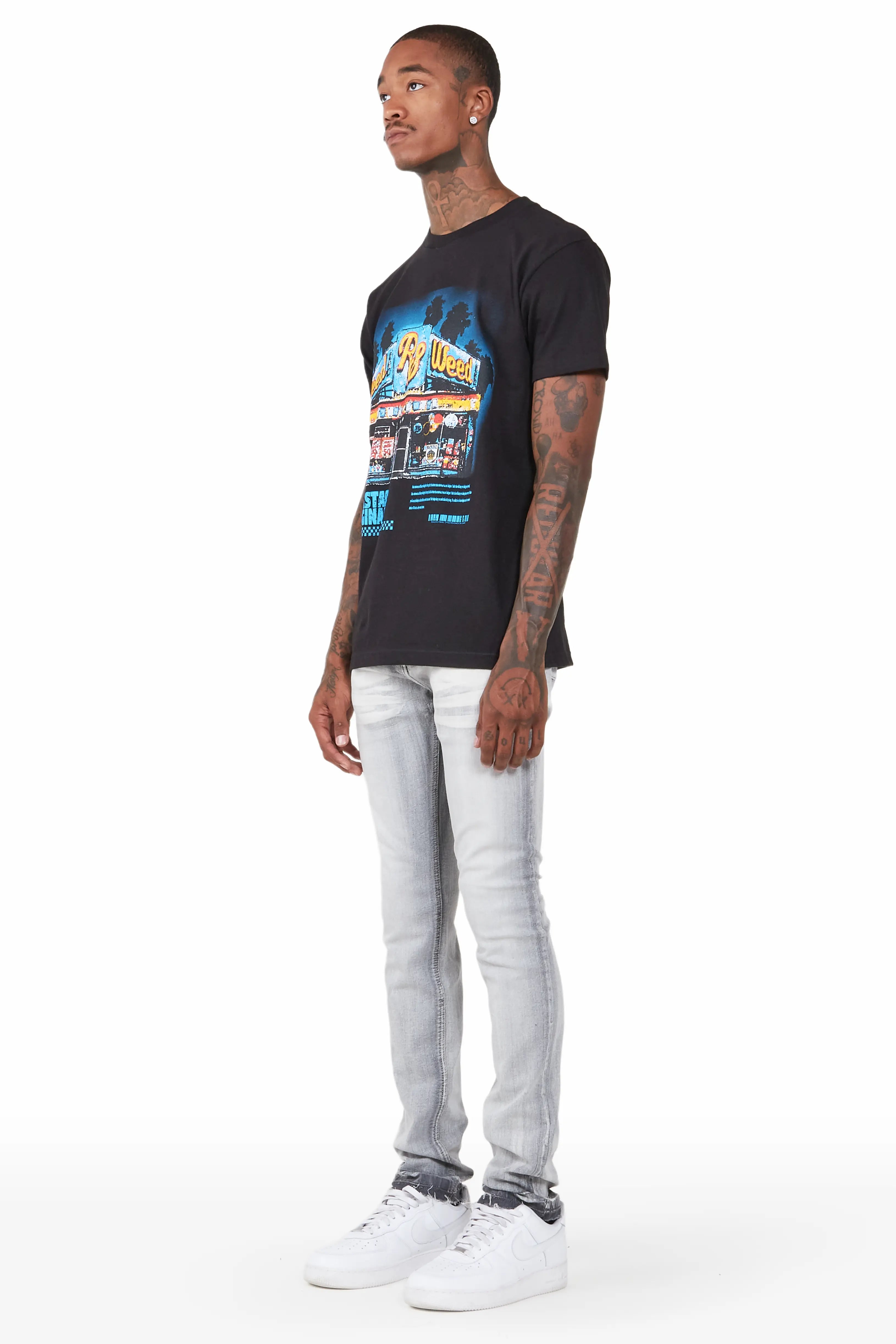 Jaecee Grey Denim Jean