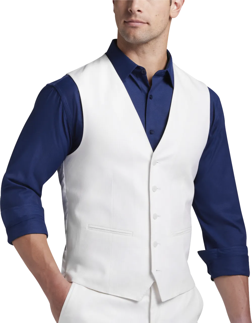 JOE Joseph Abboud Linen Blend Slim Fit Suit Vest