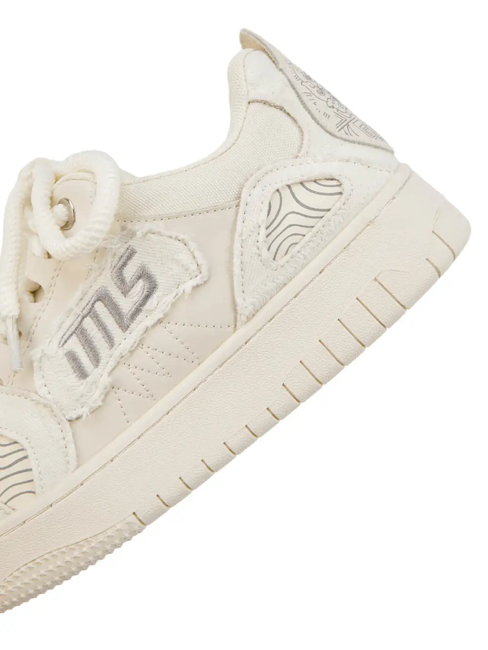 Embroidered Letter Shoes - 2107