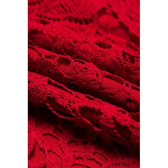Women's Going Out Tops Blouse Cotton Plain Casual Lace
