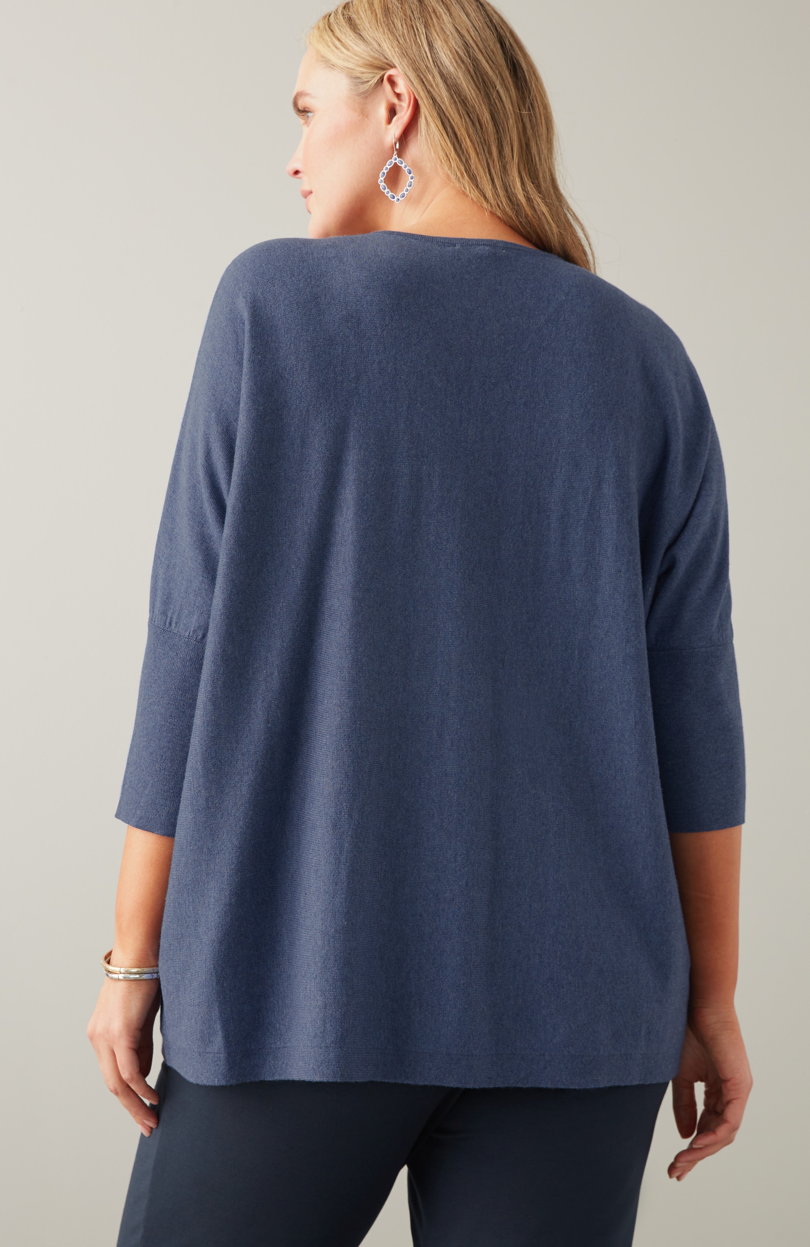 Pure Jill Oversized V-Neck Sweater