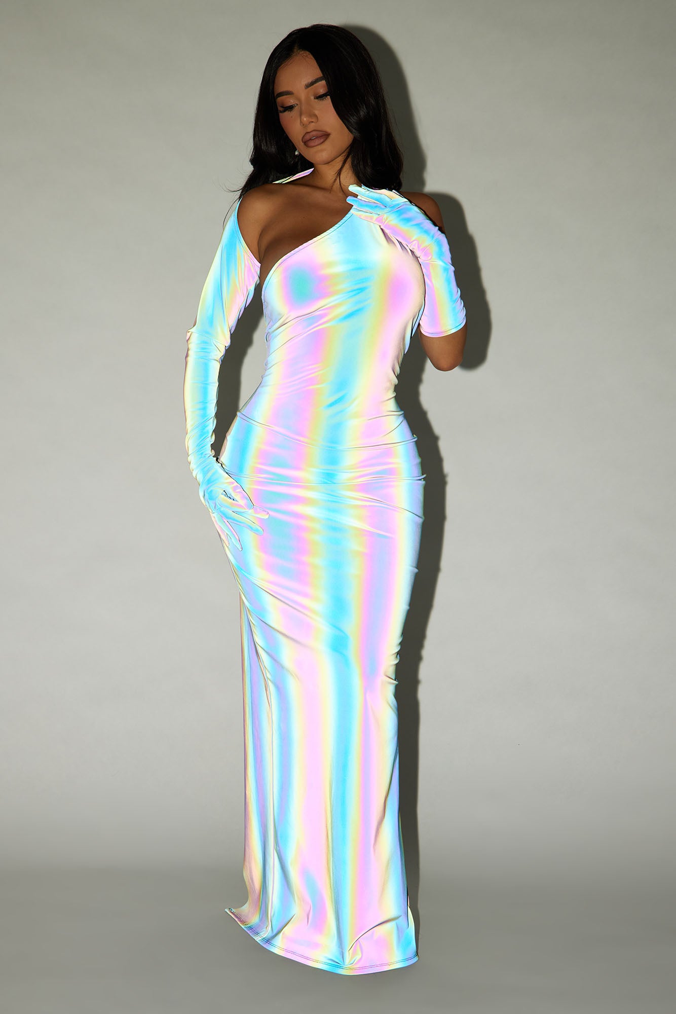Body Glove Reflective Maxi Dress - Charcoal