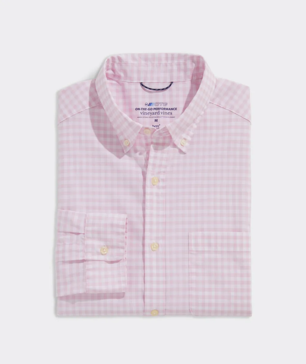 On-The-Go brrr° Gingham Shirt