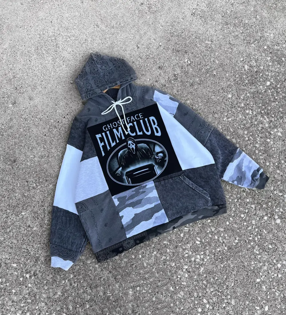 Grey hoodie sweatshirts how perfect and cozy piece for your Halloween day