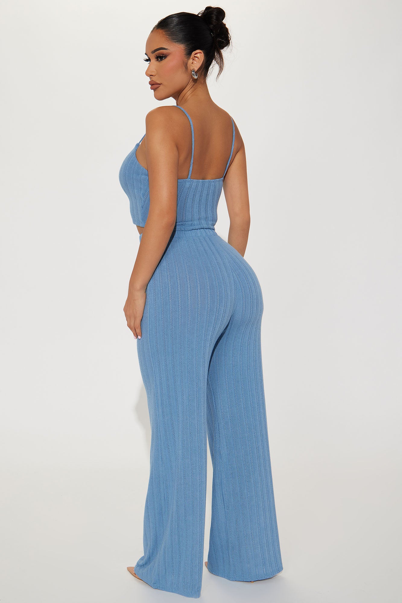 At The Spot Pant Set  - Blue