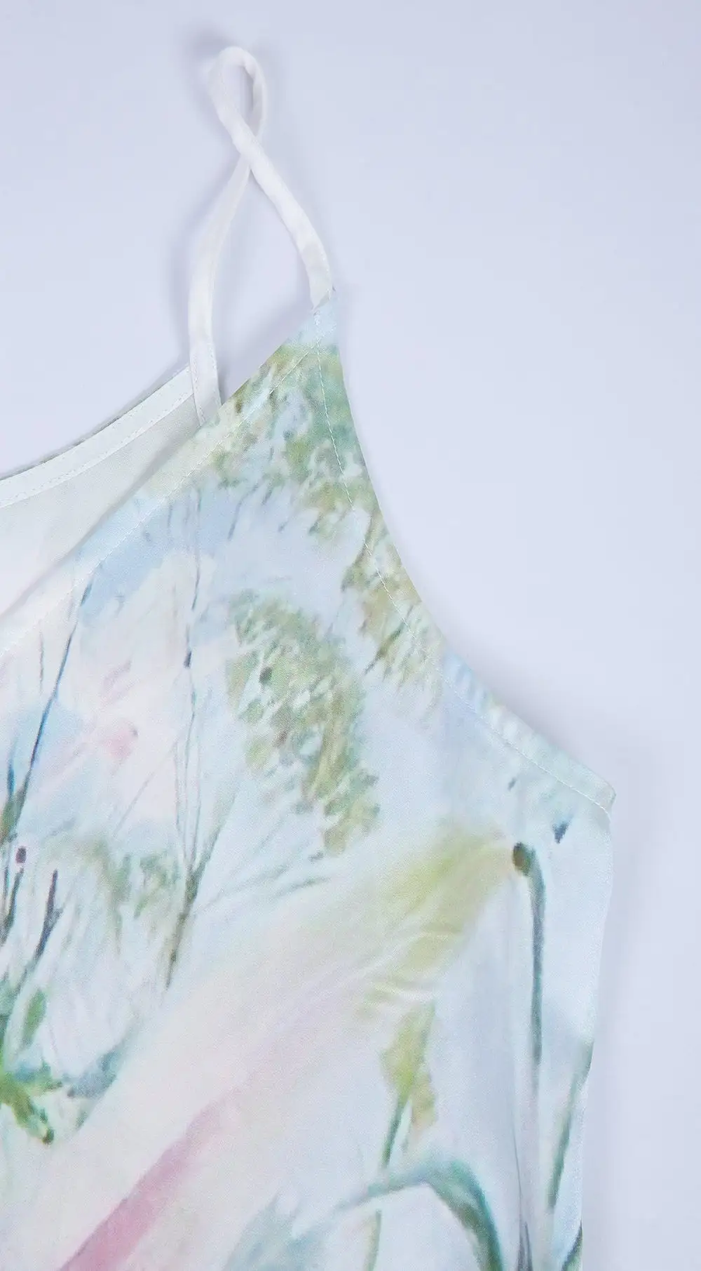 Watercolor Floral Bouquet Maxi Dress