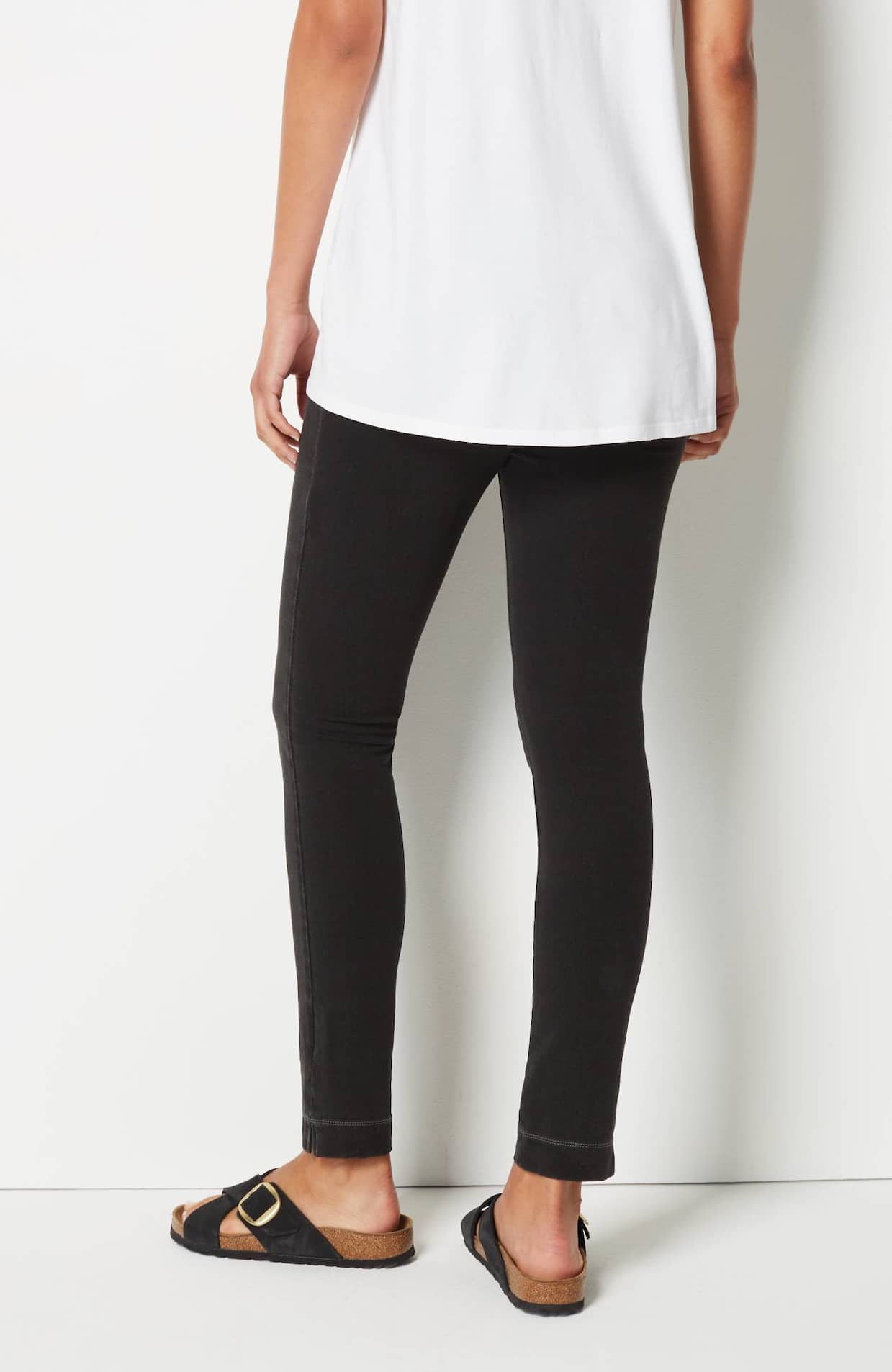 pure jill side-slit jeggings