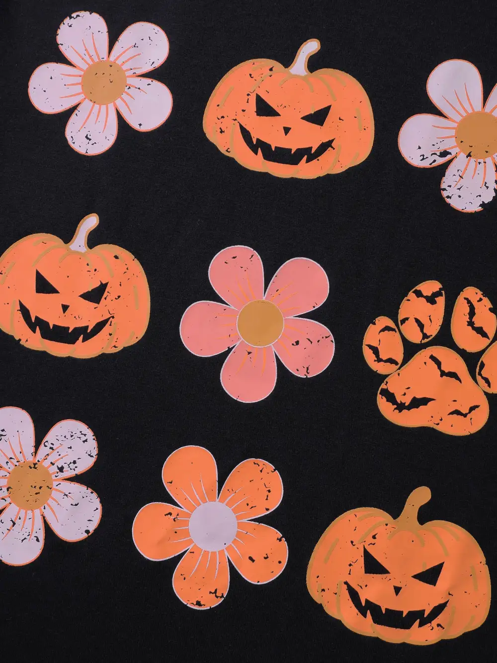 Pumpkin Halloween Print Drop Shoulder Sweatshirt