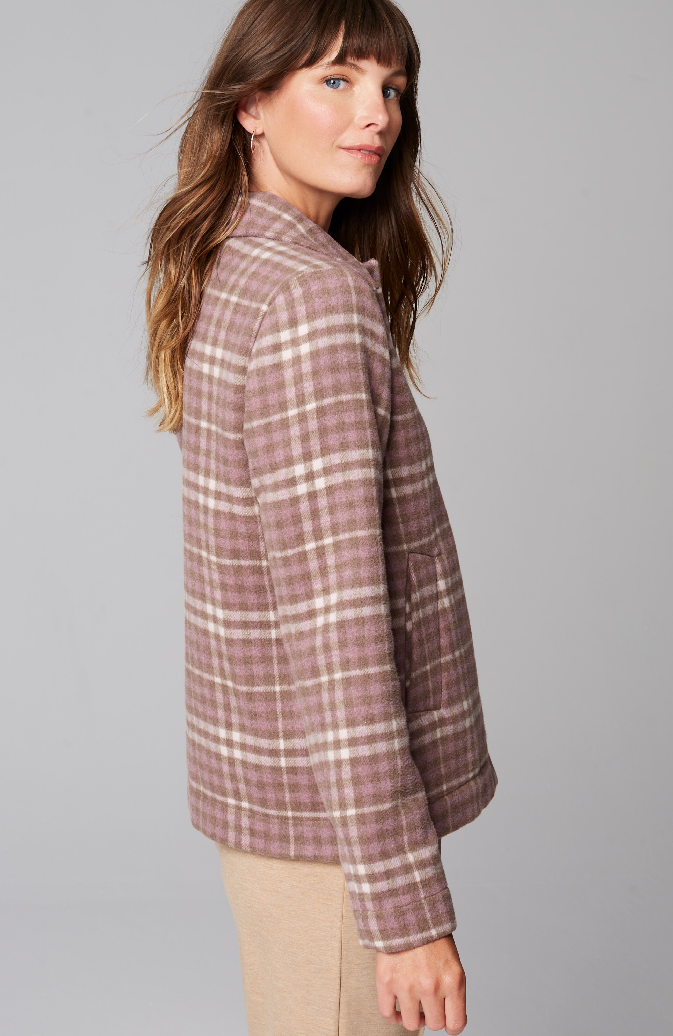 Wearever Double-Face Plaid Jacket