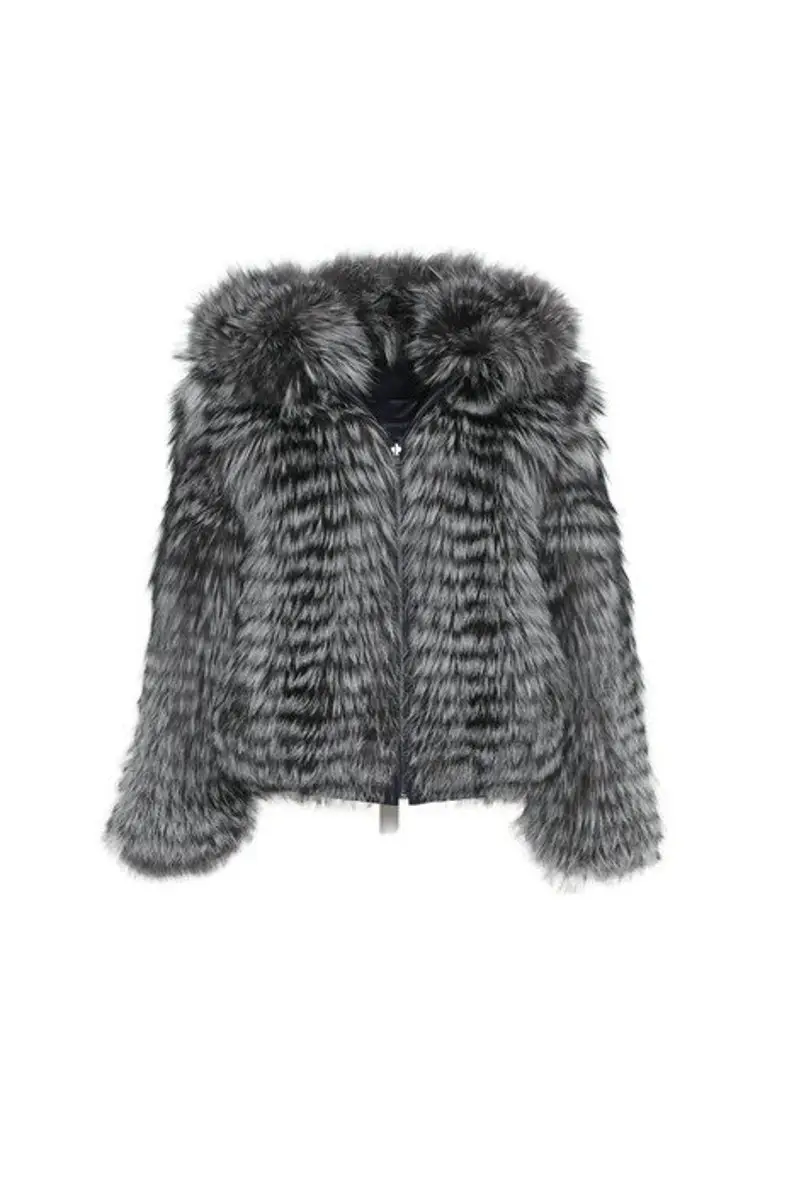 Silver Fox Fur Jacket