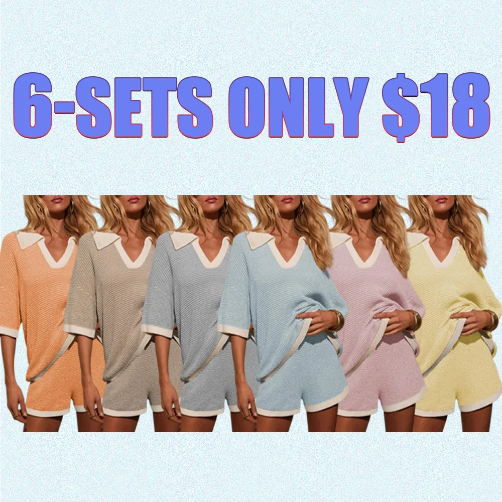 Striped Knit Top & Skirt Set – Casual Summer Two-Piece Outfit for Women