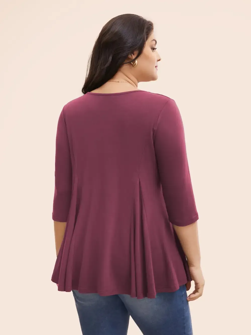 Supersoft Essentials Cross Straps Pleated T-Shirt