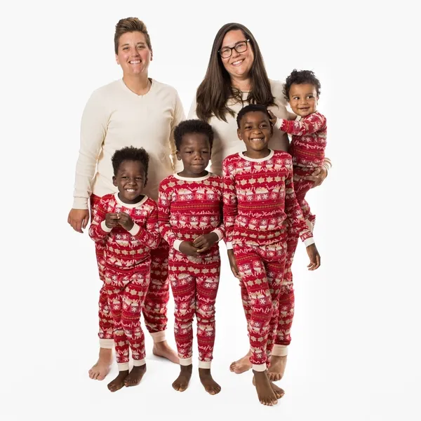 Guide My Sleigh Matching Organic Cotton Pajamas
