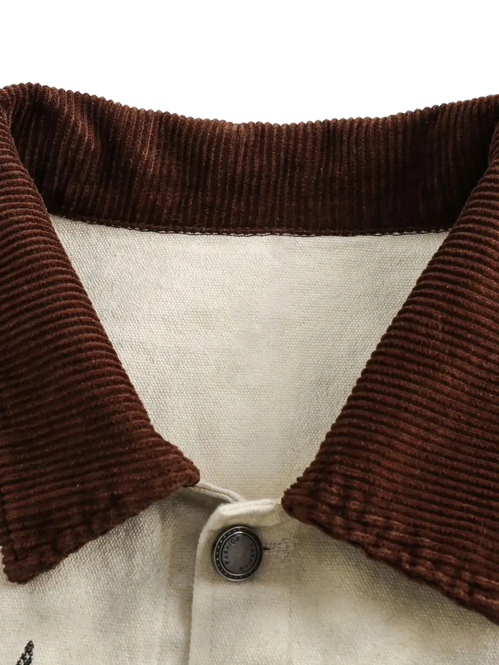 Retro Washed Distressed Graffiti Patchwork Jacket - 1986