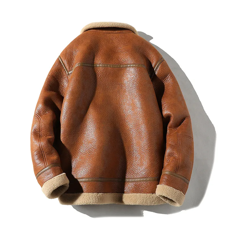 The Flying Tigers Men's Sheepskin Bomber Jacket Luc. 102