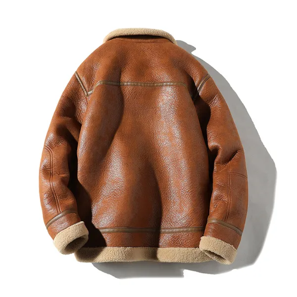 The Flying Tigers Men's Sheepskin Bomber Jacket Luc. 102