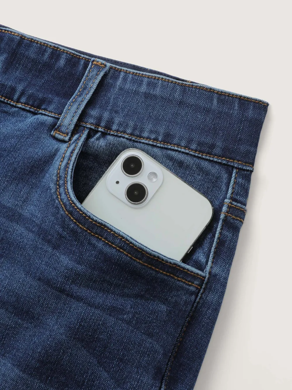 Stretchy Mid-Rise Skinny-Fit Jeans