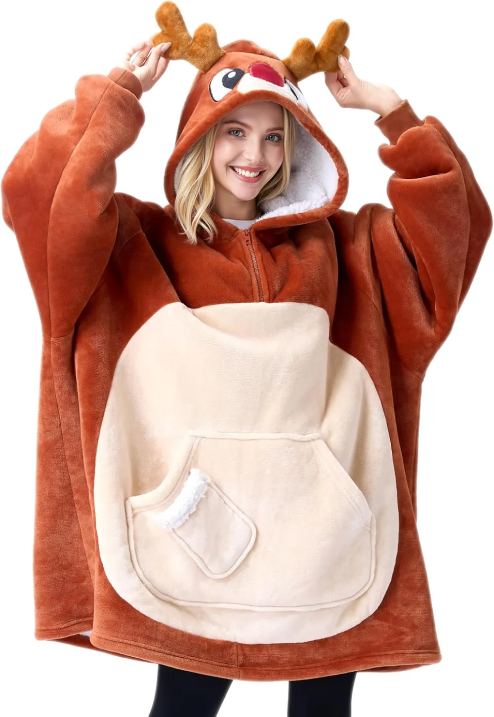 Panda Wearable Blanket Hoodie