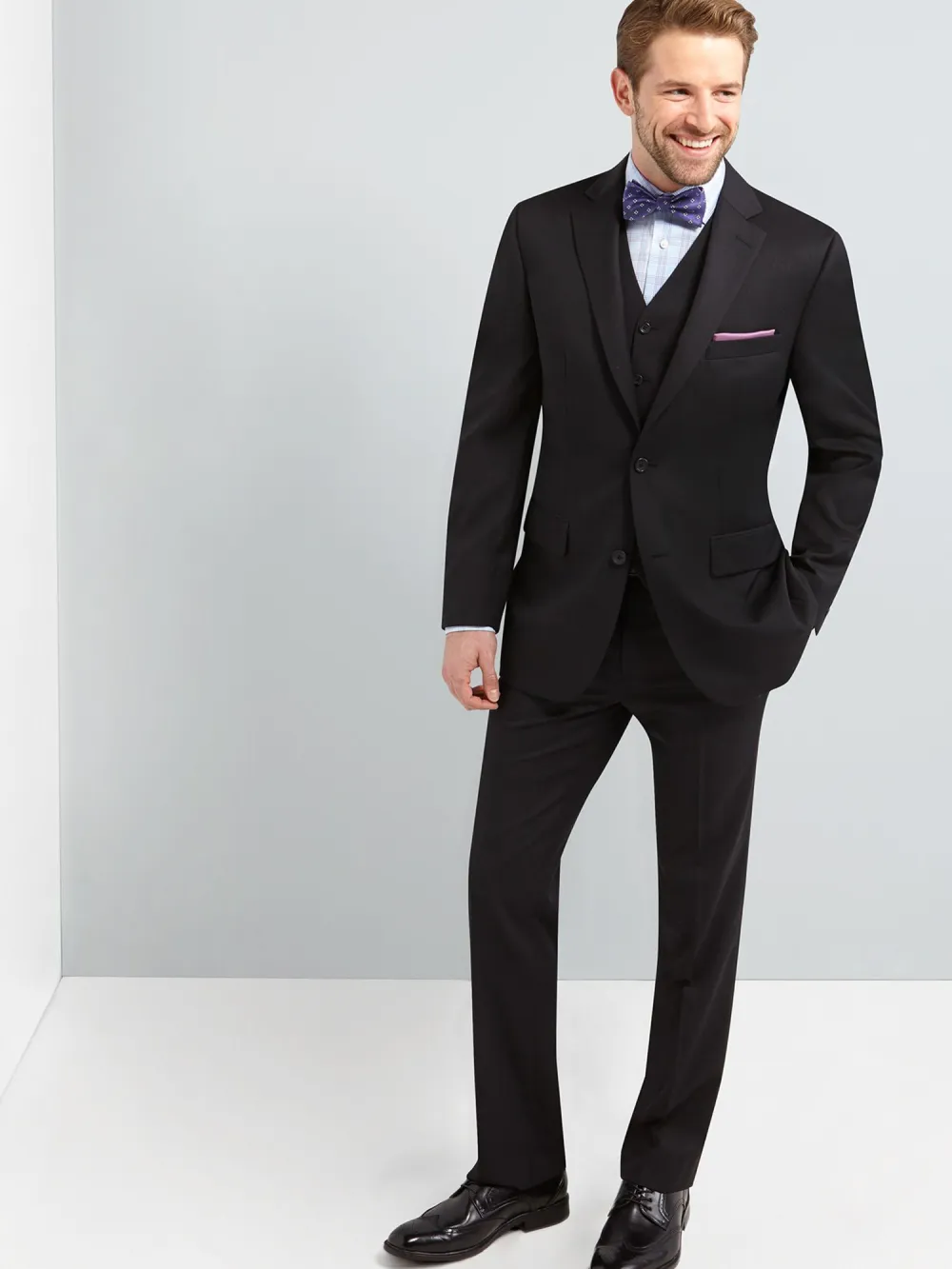 Pronto Uomo Platinum Executive Fit Wool Suit Jacket