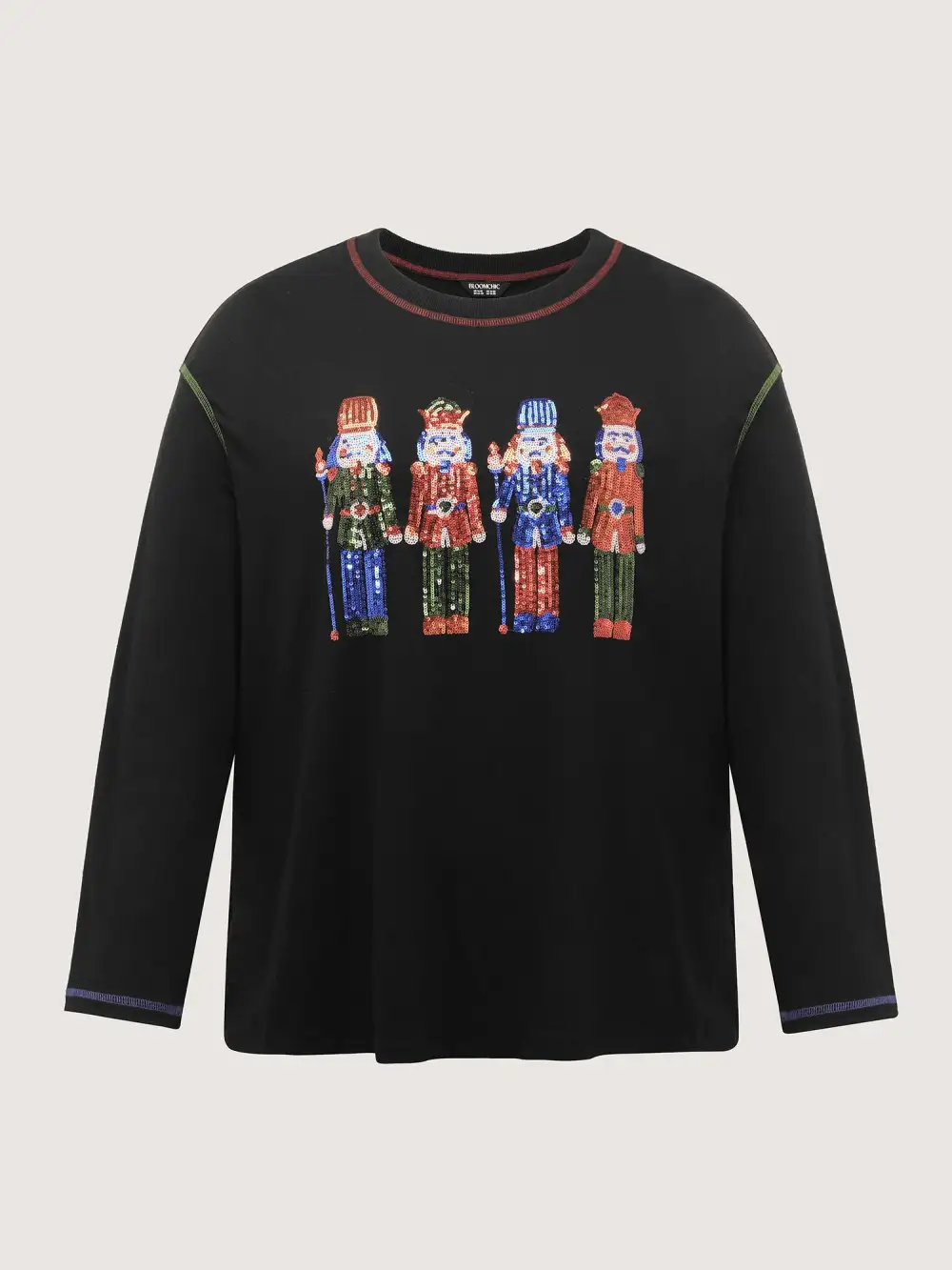 Holiday Nutcracker Supersoft Embroidered T-Shirt