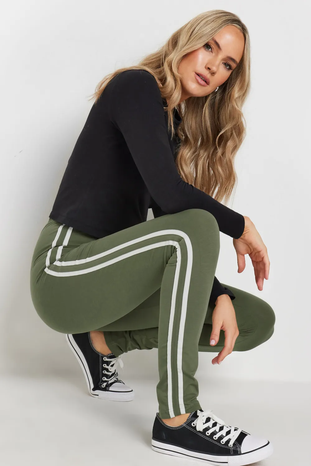 LTS Tall Black Stripe Legging