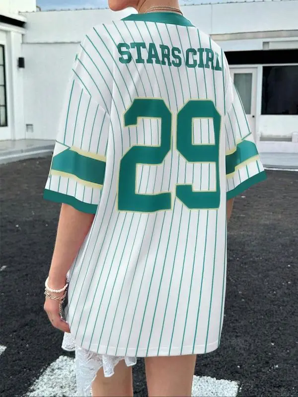 Women's V-Neck Graphic Tee – Comfy Everyday Summer Top