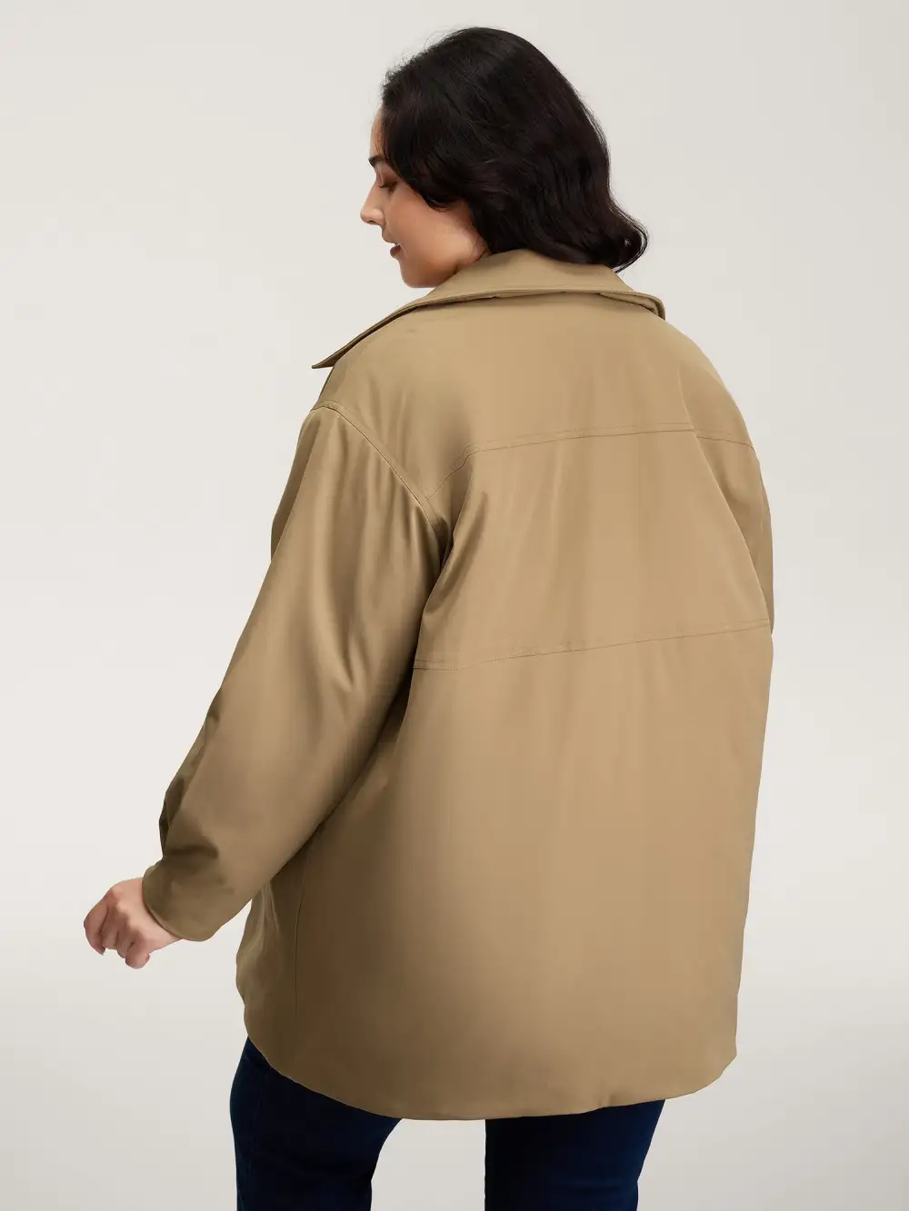 Balloon Sleeve Long Quilted Jacket