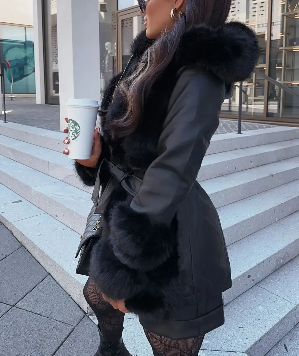 Winter Elegance Faux Fur Jacket