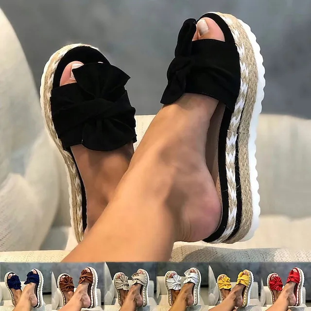 Women's Sandals Slippers Boho Bohemia Beach Espadrilles Platform Sandals Outdoor Daily
