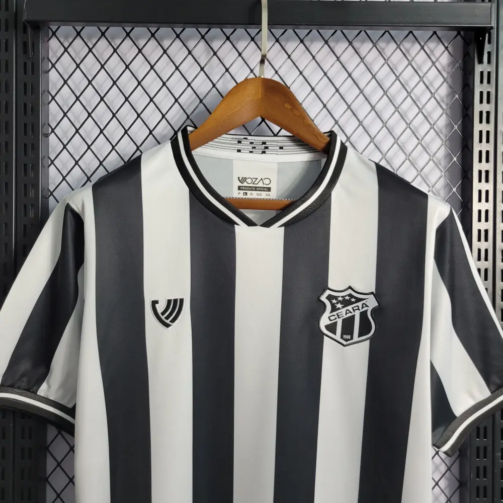 Camisa Ceará Home 22/23 - Preta e Branca