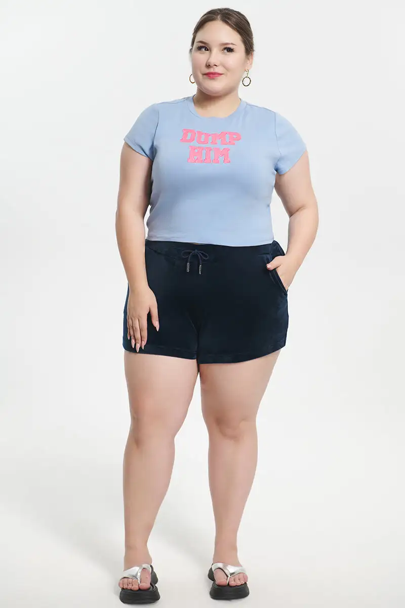 Plus-Size Dump Him Baby Tee