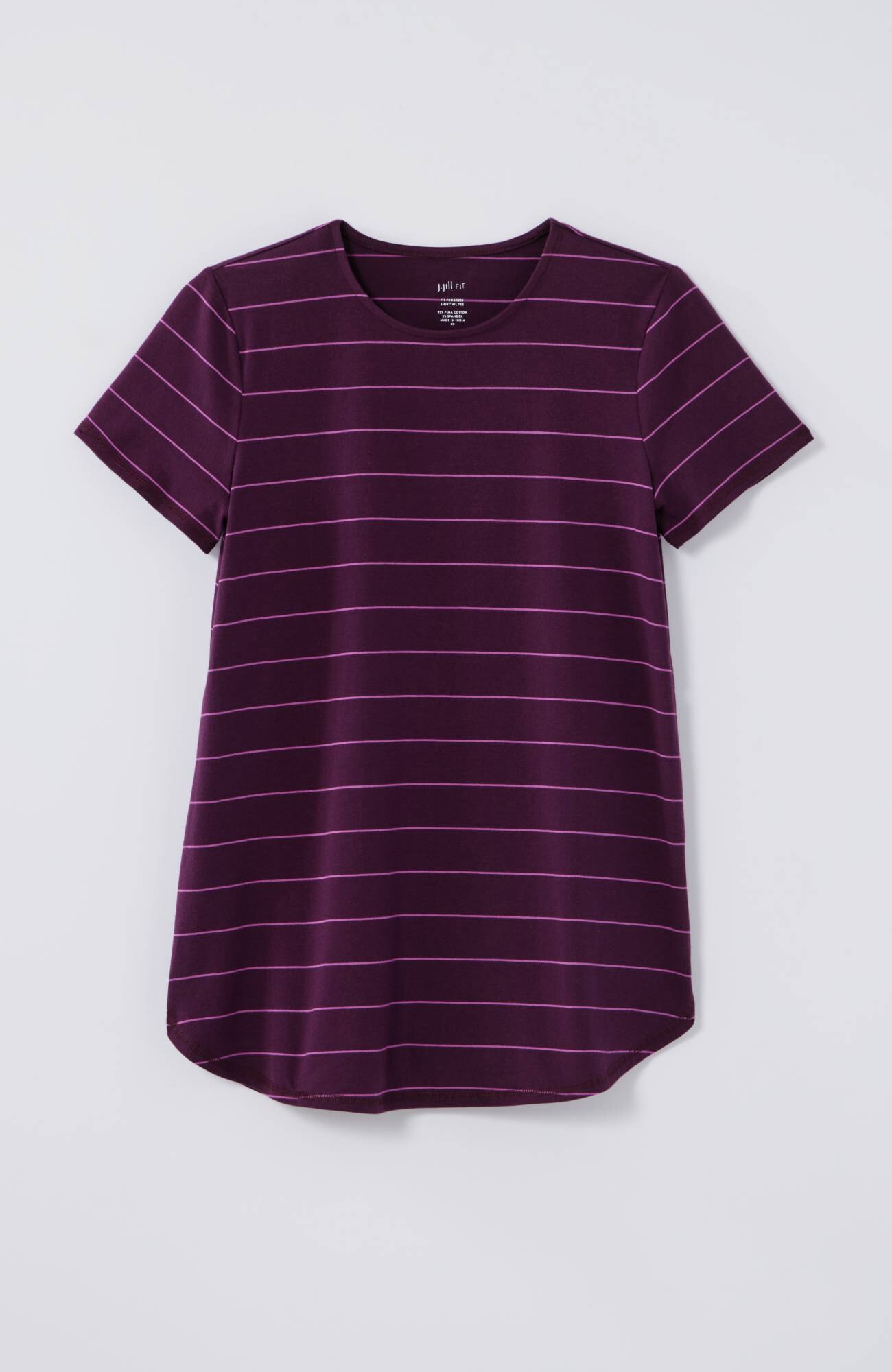 fit progress pima-stretch shirttail tee