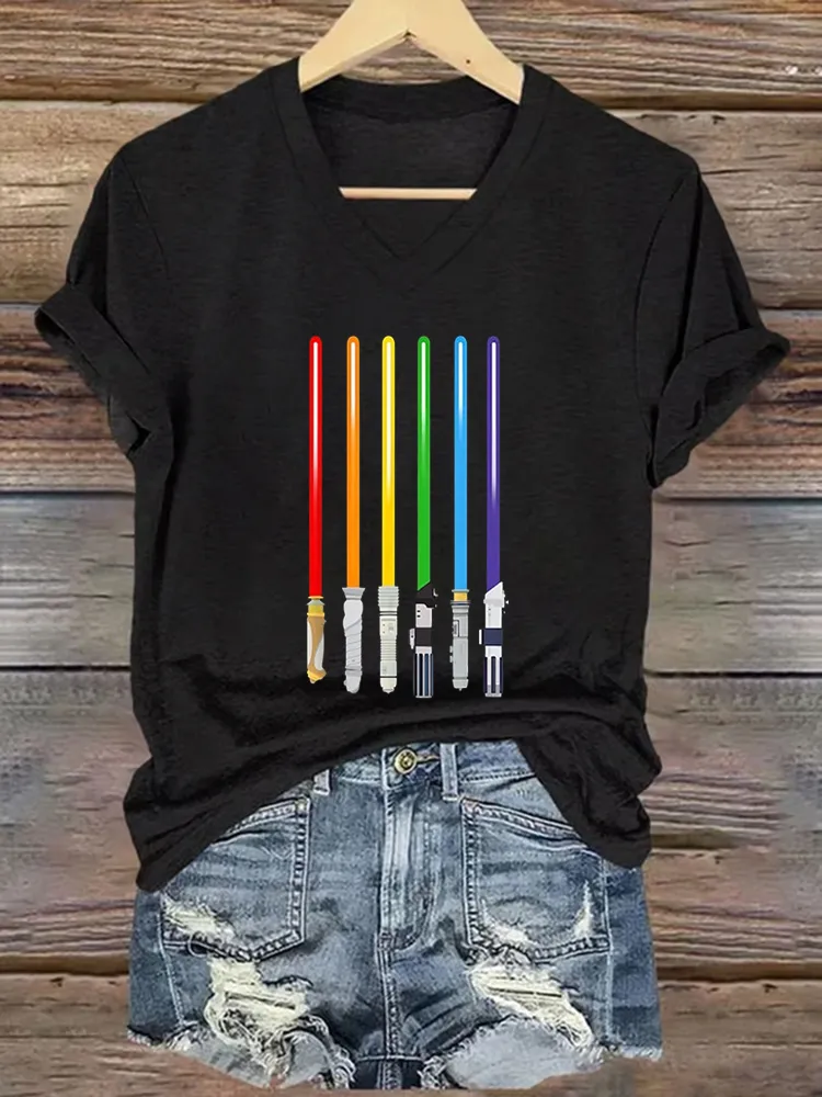 Women'S LGBT Flag Gay Pride T Shirt