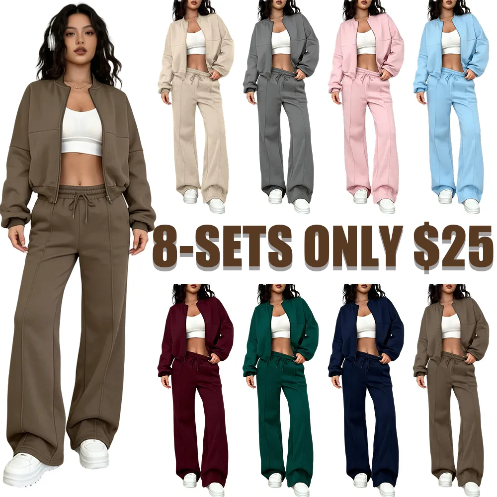 Limited Women's Zipper Jacket & Pants Set