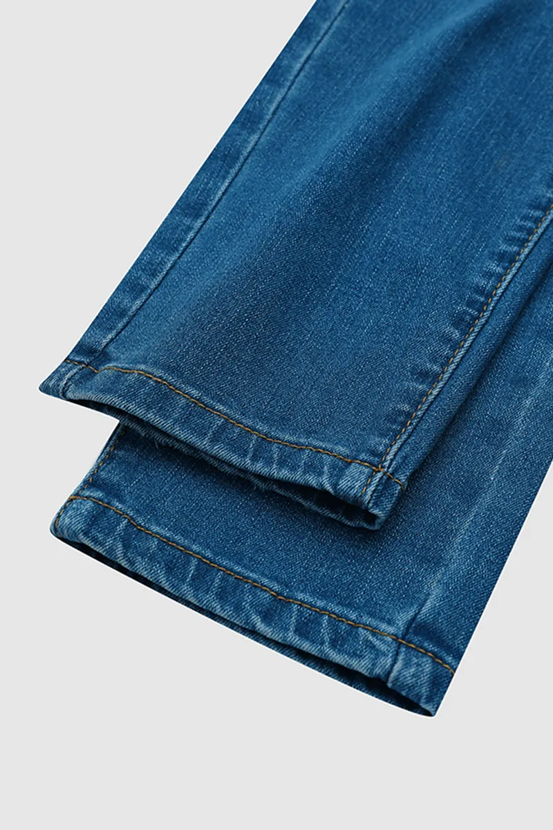 Distressed Low Rise Skinny Jeans