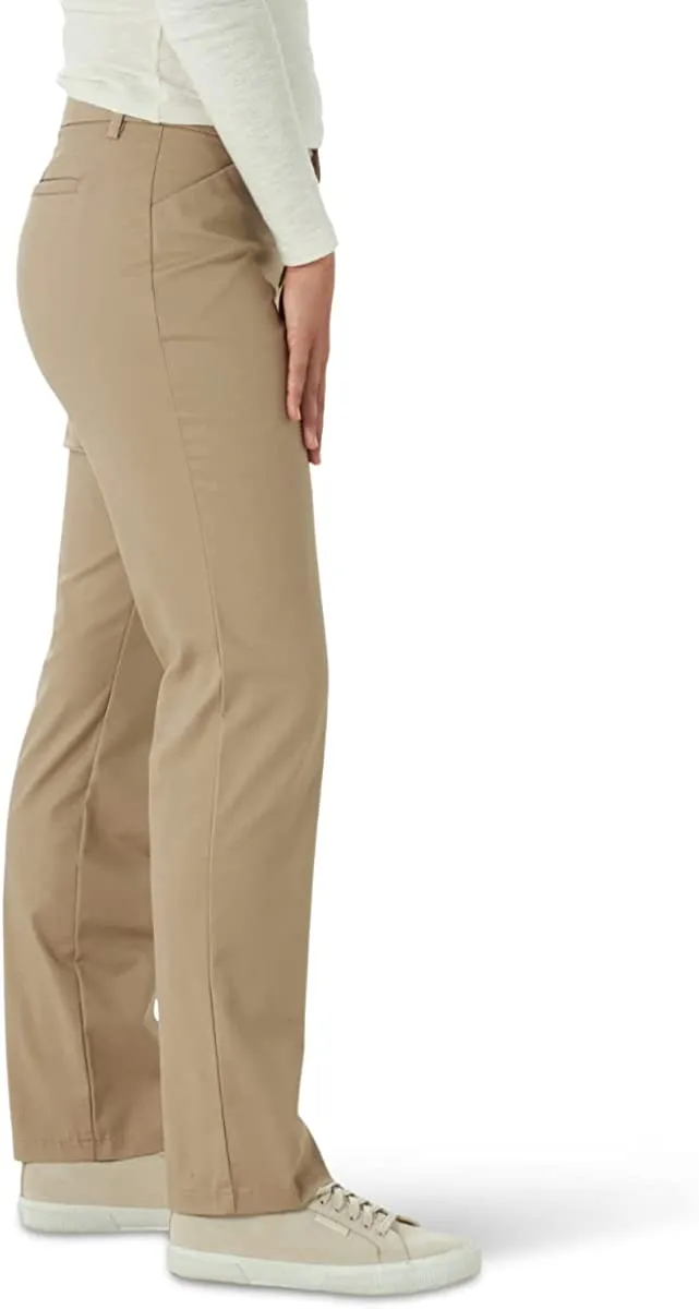 Women's Wrinkle Free Relaxed Fit Straight Leg Pant