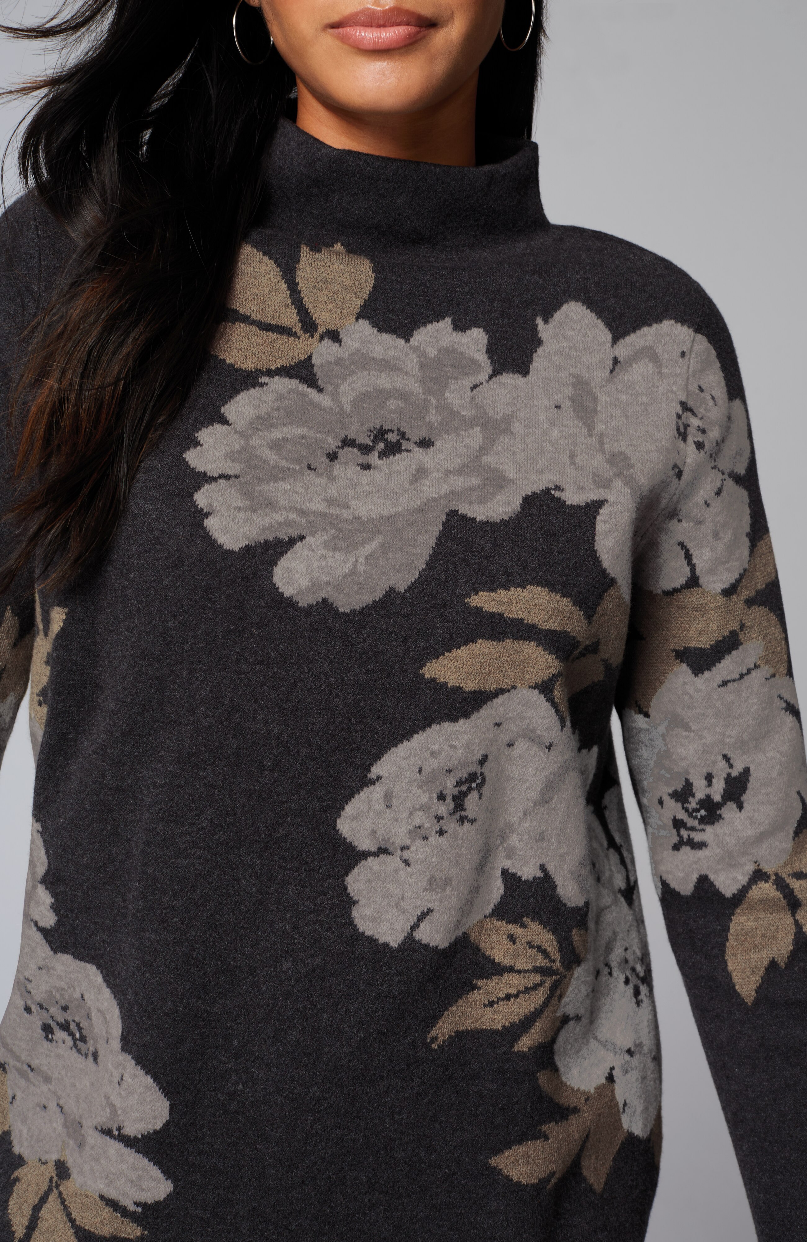 Majestic Funnel-Neck Sweater