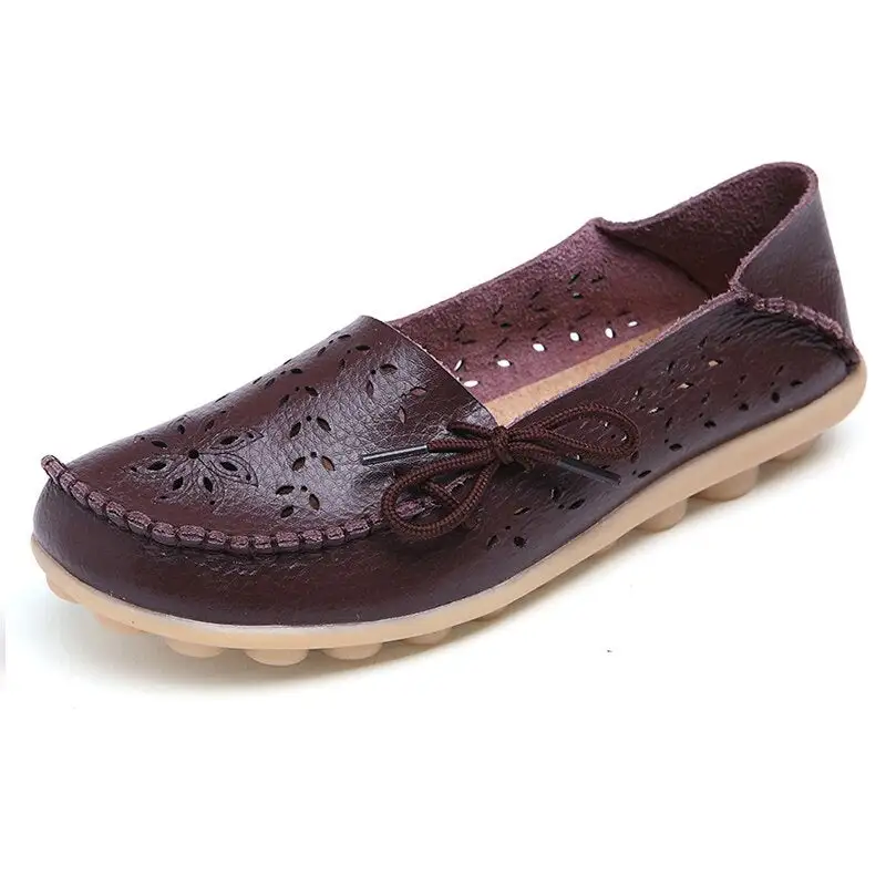 New Hollow Leather Casual Shoes