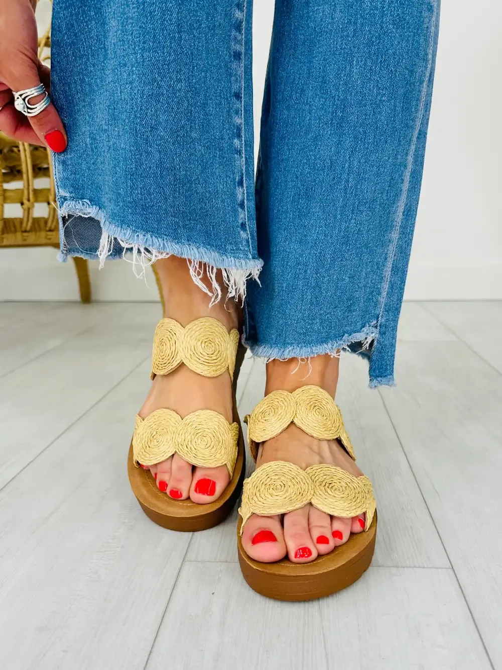 Severely Soft Tummy Control Cropped Kick Flare Jeans