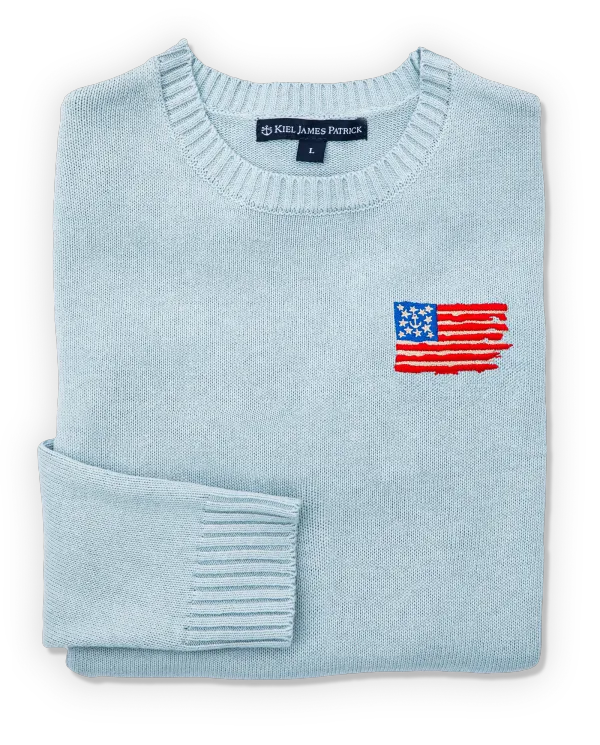 Old Glory Embroidered Sweater (Women's)