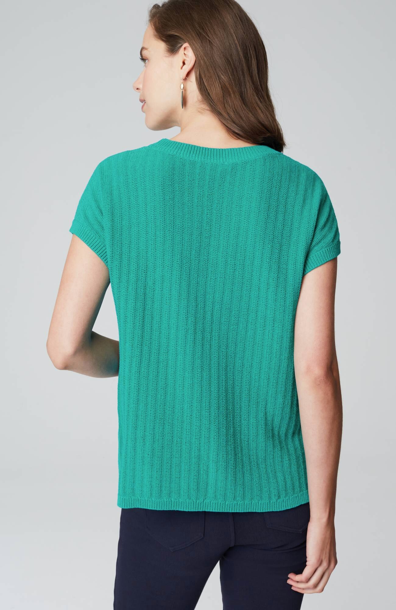 wearever lightweight textured pullover