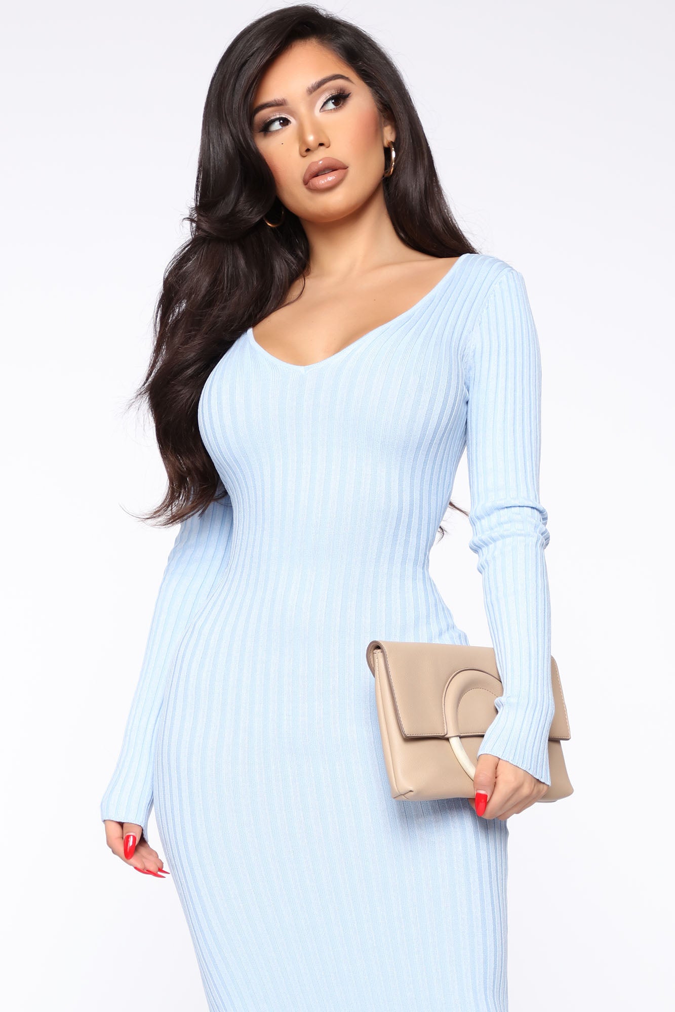 Kallan Knit Dress - Blue