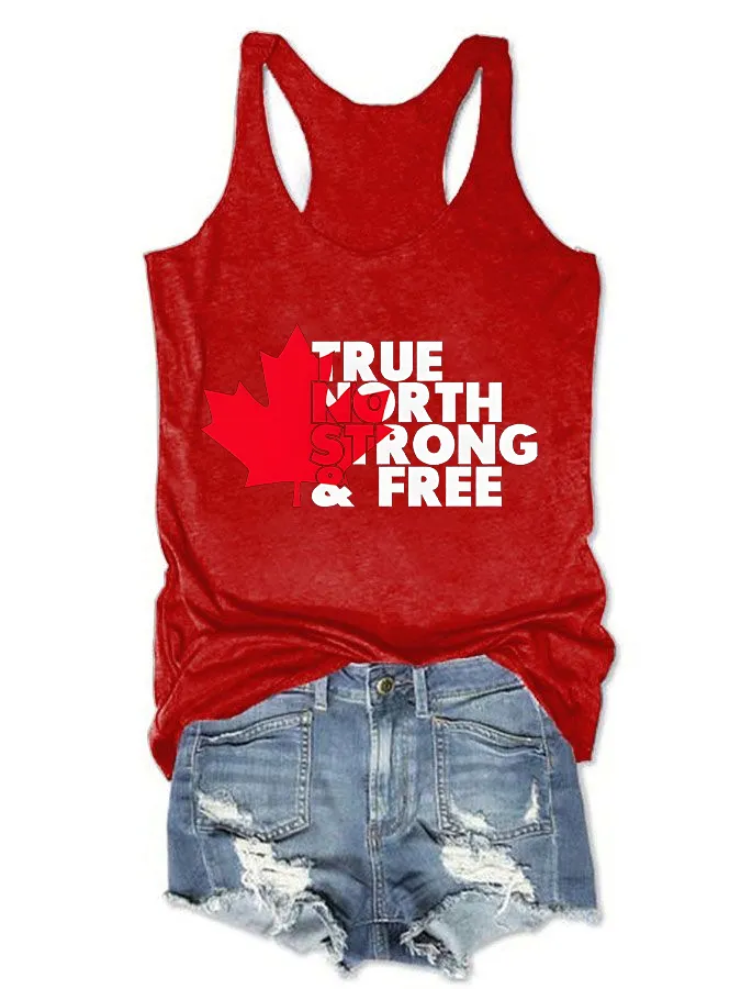 Women's True North Strong And Free Crew Neck Vest