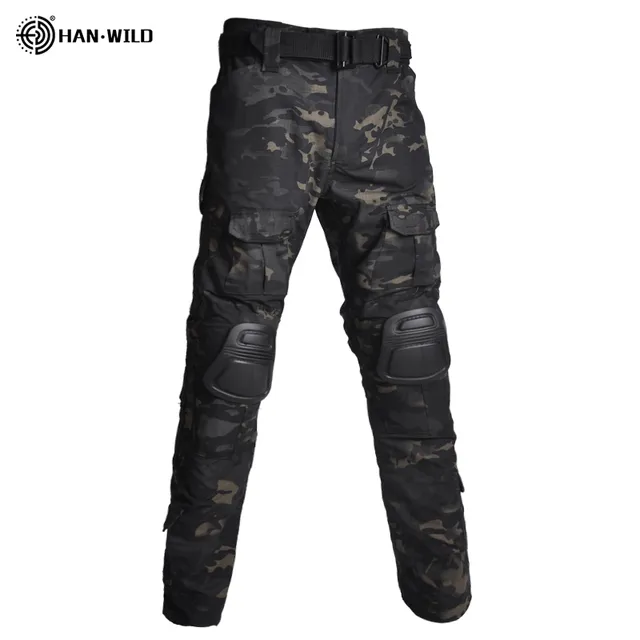 Tactical Camouflage Military Uniform Clothes Suit Men US Army clothes Military Combat Shirt + Cargo Pants Knee Size 8xl