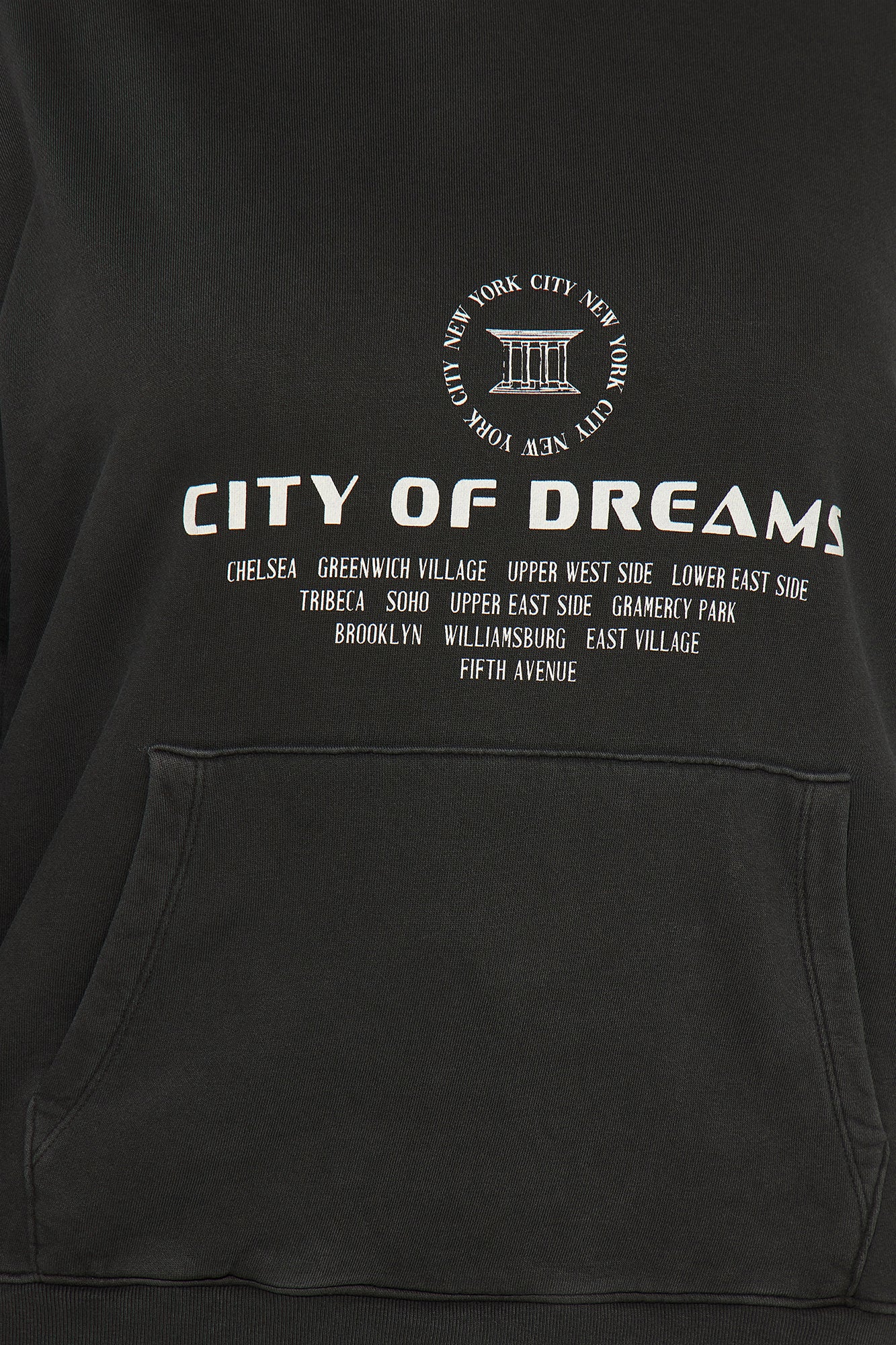 City Of Dreams Washed Jogger Set - Black
