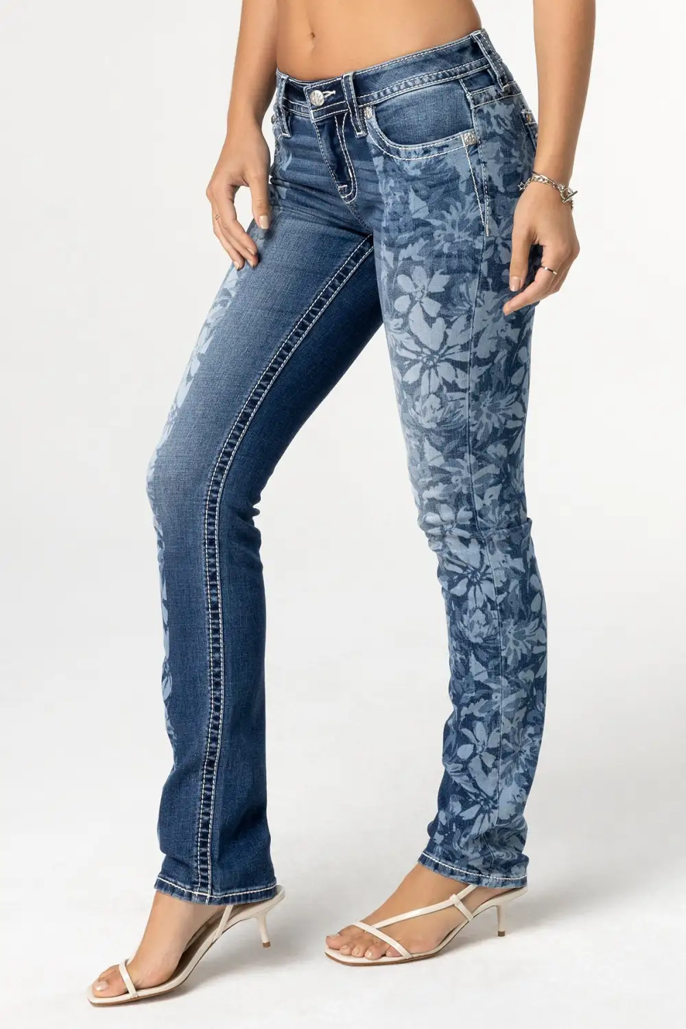 True Bloom Straight Jeans