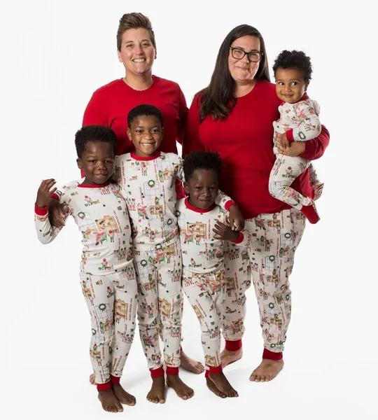 Guide My Sleigh Matching Organic Cotton Pajamas