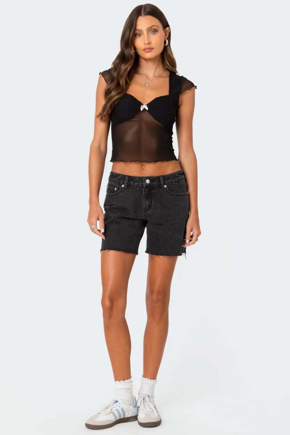 Devi Sheer Mesh Top
