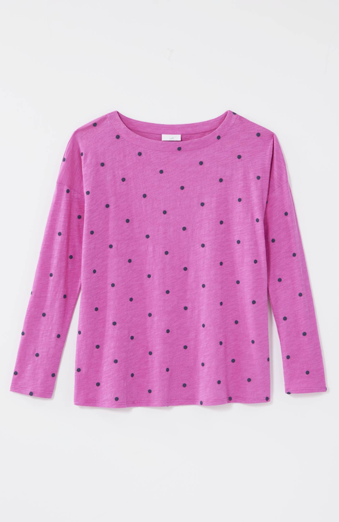 relaxed boat-neck tee