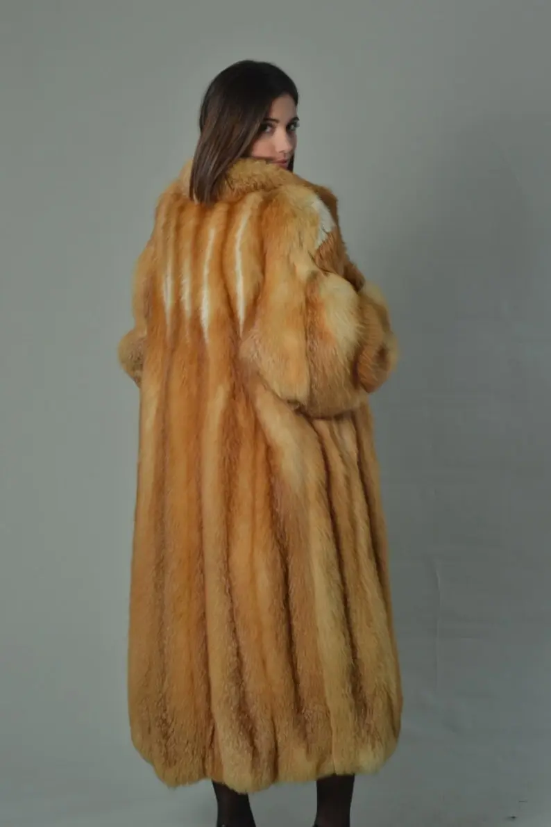 Red Fox Fur Coat